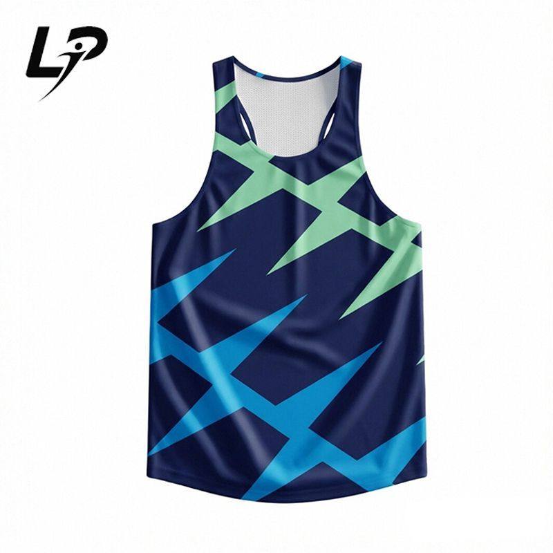 趣乐跑可定制田径体考训练鱼骨背心比赛服男女运动跑步马拉干透气