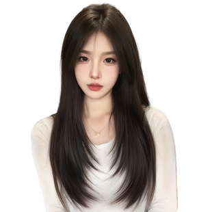 高层次假发片一片式隐形无痕仿真发蓬松直发片增发量内扣卷接发片