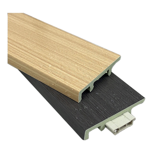 6-15踢脚线pvc塑料竹木纤维地板防水地脚线木塑高分子超薄新款