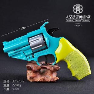 2025新款左轮枪火石砸炮枪砸响枪纸炮子擦响手枪玩具枪柴皮火炮片