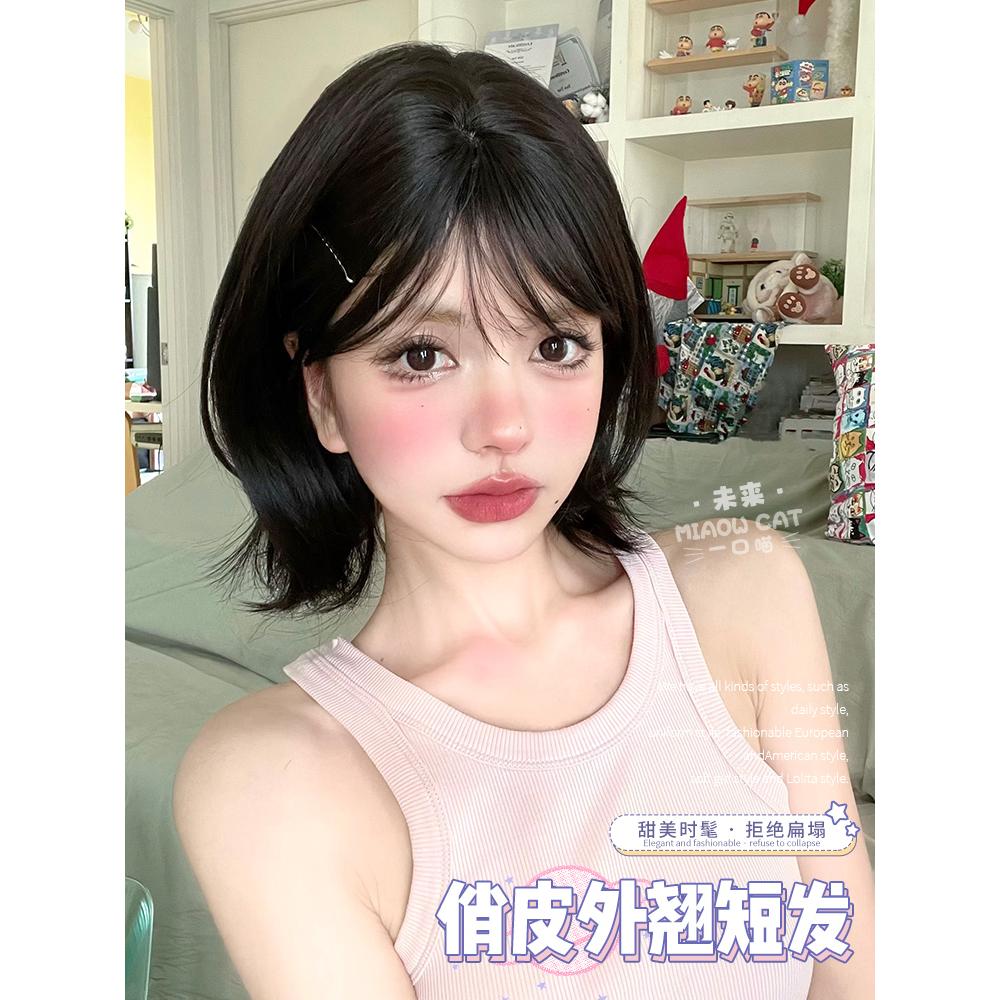 一口喵假发高温丝甜美可爱