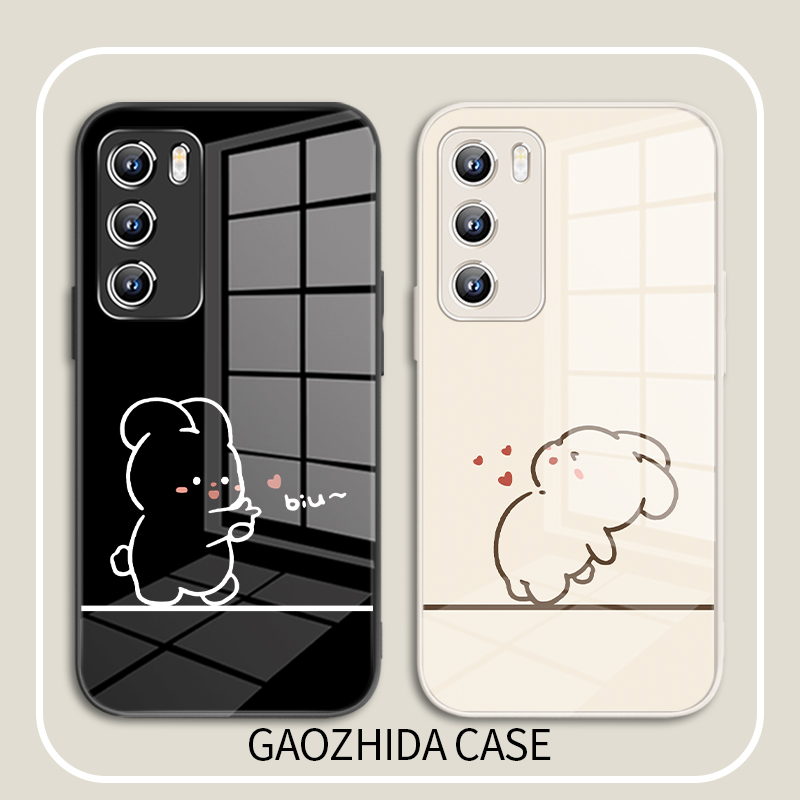 【小兔爱心发射】卡通情侣手机壳