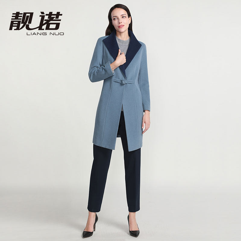 秋冬中长款毛呢大衣靓诺