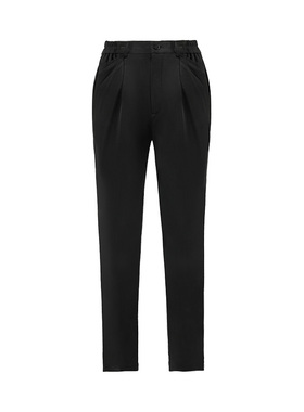 靓诺黑色腰部松紧打底裤LK15114B