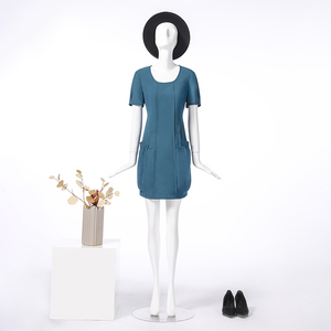 靓诺蓝色连衣裙LQ13080A