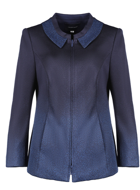 LIANGNUO靓诺藏蓝色渐变上衣LS19160A