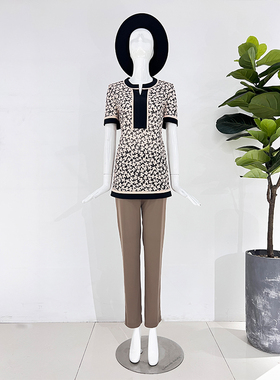 靓诺四叶花小衫LC14468A