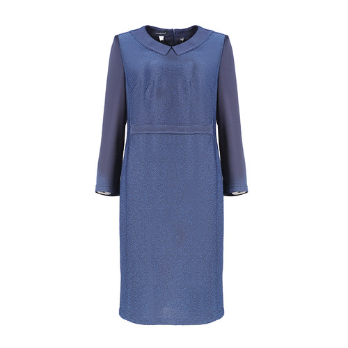 蓝色渐变连衣裙LL19139A