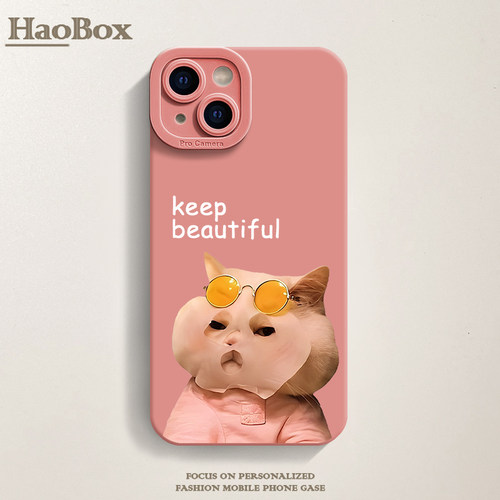 猫狗个性手机壳情侣iPhone15苹果14promax小米14适用mate60pro华为p70新款opporeno7荣耀80vivoX100潮iqoo11