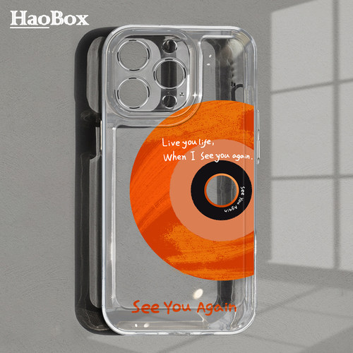 唱片iPhone15苹果14promax手机壳小米13硅胶透明适用mate60pro华为nova10新款iqoo11男小米14荣耀80女xr/xs