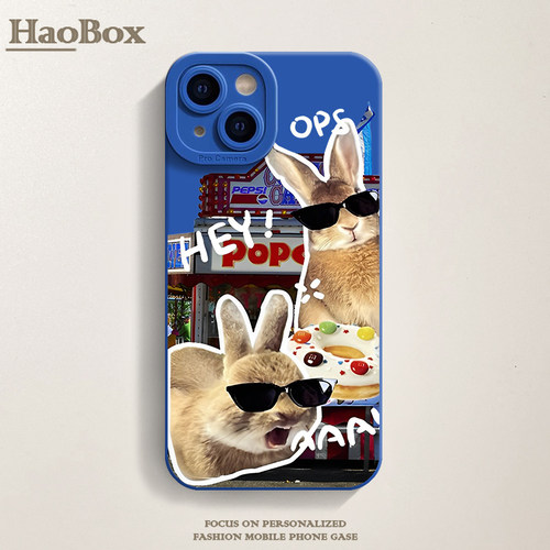 兔子iPhone15苹果14promax手机壳nova11华为mate60pro小米13适用opporeno7荣耀80新款小米14pro一加ace2/k70