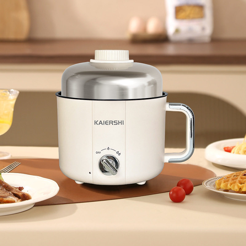 学生宿舍小型迷你多功能电热锅家用一体煮泡面不粘单人电煮锅