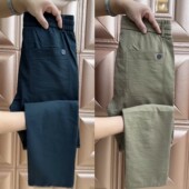 休闲裤 潮流松紧腰大码 子薄款 男士 冰丝夏季 韩版 青年直筒运动长裤 潮