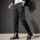 男士 子加绒 收口束脚耐脏建筑工地工人运动裤 劳保耐磨工作裤 秋冬季