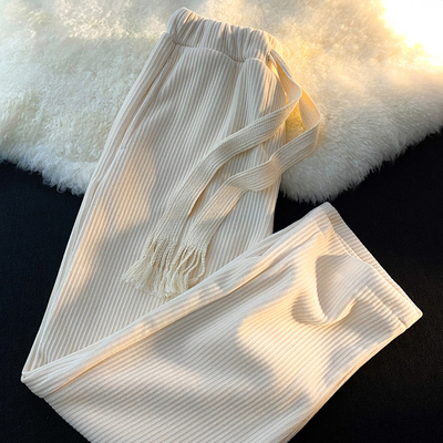 捡漏外贸原单尾货休闲裤男秋冬季运动长裤直筒宽松灯芯绒裤子潮牌