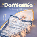 Domiamia豆豆毯婴童厚盖毯轻柔暖安抚宝宝盖毯哆咪吖四季 保暖毛毯
