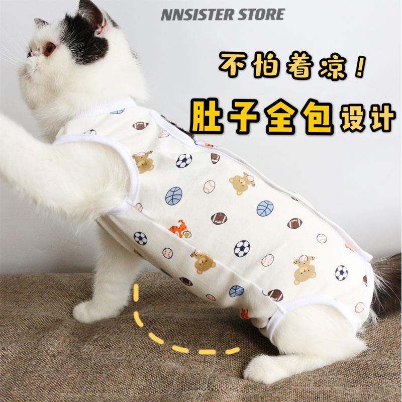 猫咪衣服护肚纯棉宠物包