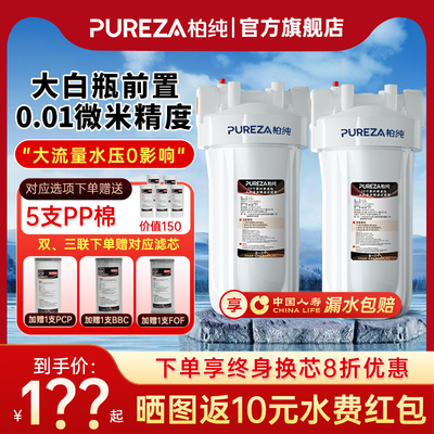 大白瓶前置过滤器家用