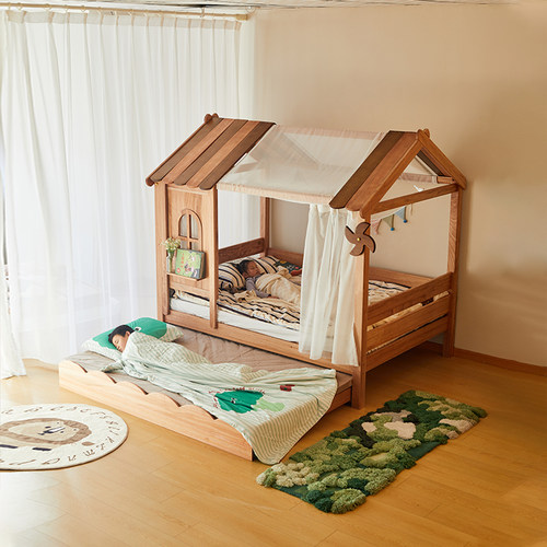 喜力美树屋帐篷实木床房子床