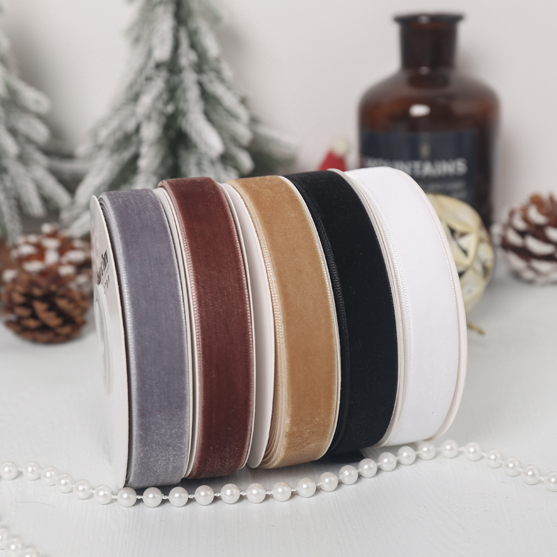 1.5cm天鹅绒面丝绒带植绒丝带