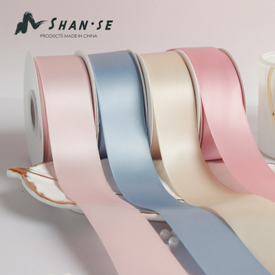 山色加密3cm双面涤diy礼品包装