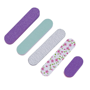 迷你指甲锉磨甲砂条海绵棒打磨条修甲工具小抛光修美甲搓专用神器