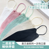 夏天两层二层 超薄款 夏季 口罩轻薄透气防晒一次性女高颜值2024新款
