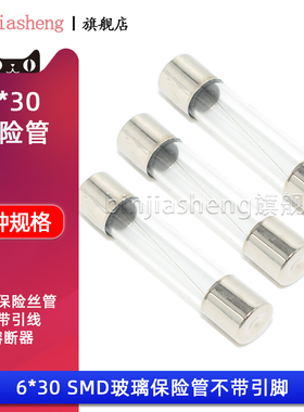 FUSES熔断器6*30mm玻璃保险丝管250V 0.1 2 3 4 5A 6 8 10 15-30A