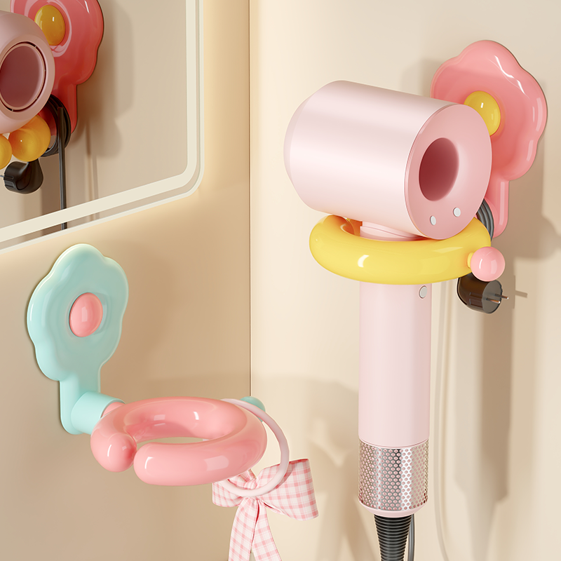 多巴胺吹风机置物架支架免打孔卫生间电吹风挂浴室壁挂式收纳架子,家庭/个人清洁工具,吹风机置物架,淘宝优惠券,粉丝福利购,淘宝优惠卷
