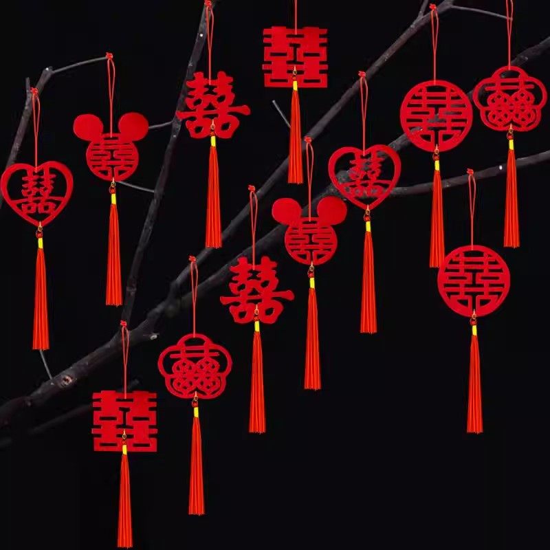 新款婚庆喜庆装饰婚房囍银柳盆栽小挂件吊牌结婚商城布置喜字挂件,节庆用品/礼品,婚房装扮用品,淘宝优惠券,粉丝福利购,淘宝优惠卷