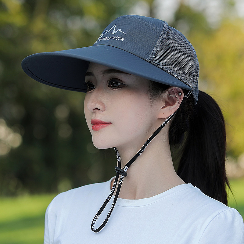 帽子女款鸭舌帽户外骑车防晒太阳帽时尚洋气遮阳帽女士防晒帽夏季图片