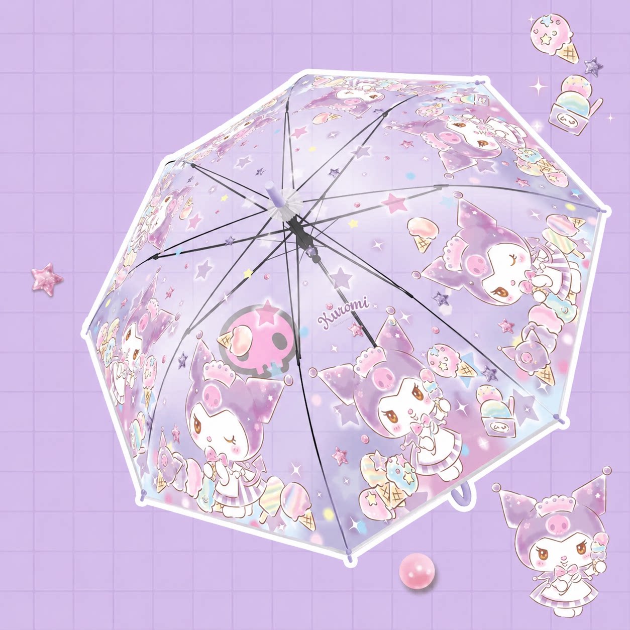 正版儿童雨伞学生长柄伞图片