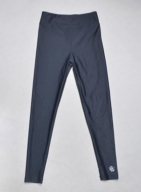 澳洲原单BLOC****经典黑色紧身运动舞蹈瑜珈游泳九分裤女童中大童