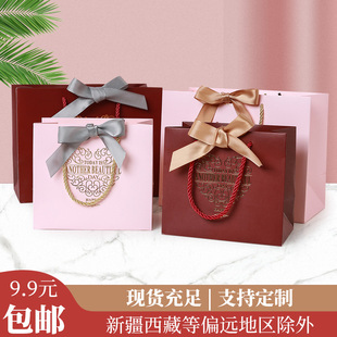 2020新款 婚礼伴手礼喜糖手提袋结婚回礼品袋子 情人节欧式