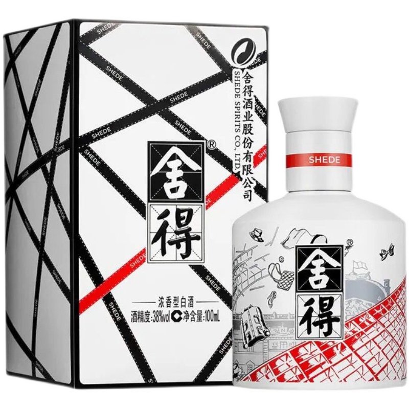 舍得38度100ml中法纪念版小酒版图片