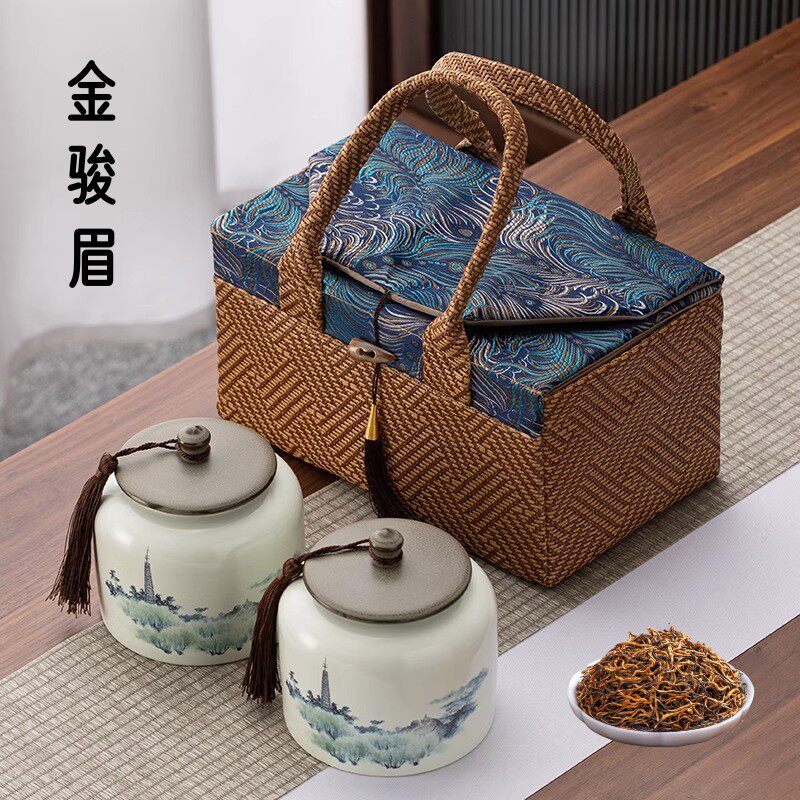 陶瓷茶叶礼盒爸爸生日礼物高档