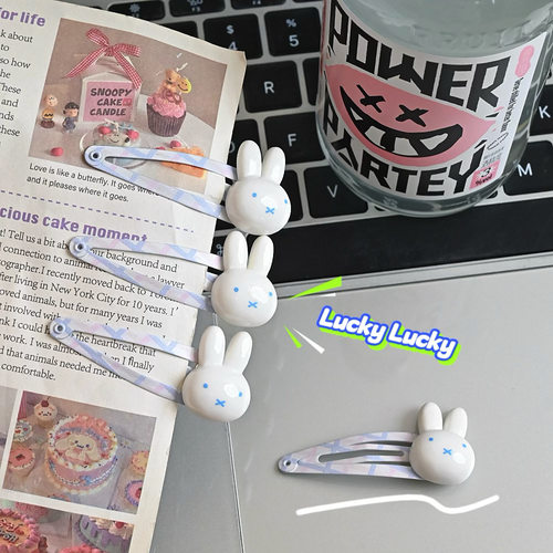可爱米菲兔BB夹百搭发夹