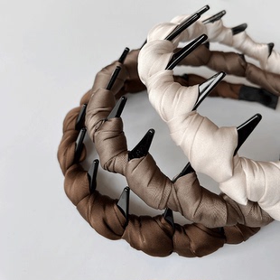 法国lastkiss 带齿发箍女2026新款复古高颅顶头箍高级感轻奢发饰