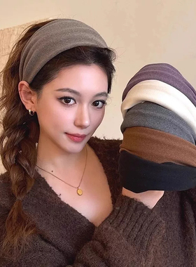高颅顶发箍复古轻奢头箍发饰