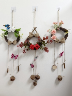 花环装饰墙上挂件墙壁壁挂客厅房间挂墙墙饰壁饰室内饰品创意家居