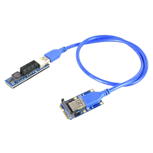 台式机MINIPCI-E转PCIE1X转接卡迷你主板笔记本M2转PCI-E网卡扩展