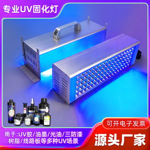 大功率手提式led紫外线UV固化灯无影胶油墨丝印工业紫外光紫光灯