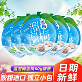 溜溜梅雪梅袋装 酸甜梅子独立小包清凉口感蜜饯果脯果干休闲小零食