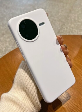 纯白色适用红米k80手机壳k70至尊液态硅胶60全包防摔软耐脏note14pro+新款网红女生13高级感小众保护套男外壳