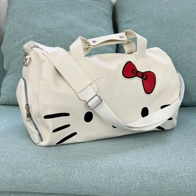 kitty单肩手提短途旅行包