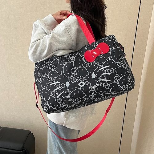 Kitty旅行包可套拉杆箱单肩包