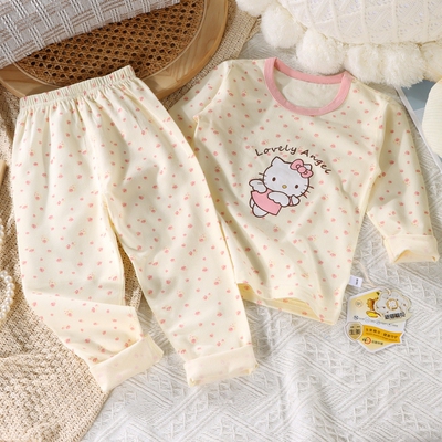 儿童家居服秋衣秋裤套装