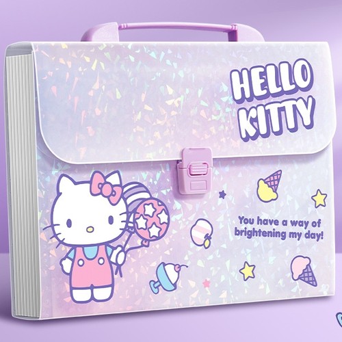 Kitty风琴包手提文件夹a4横