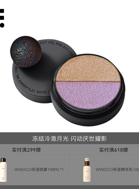 WINDCCI海马体高光眼影化妆品耀目星系眼影双色哑光提亮卧蚕