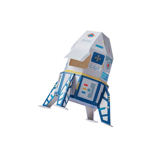 航天登月舱手工diy儿童科学实验STEAM制作纸质玩具模型幼儿园材料
